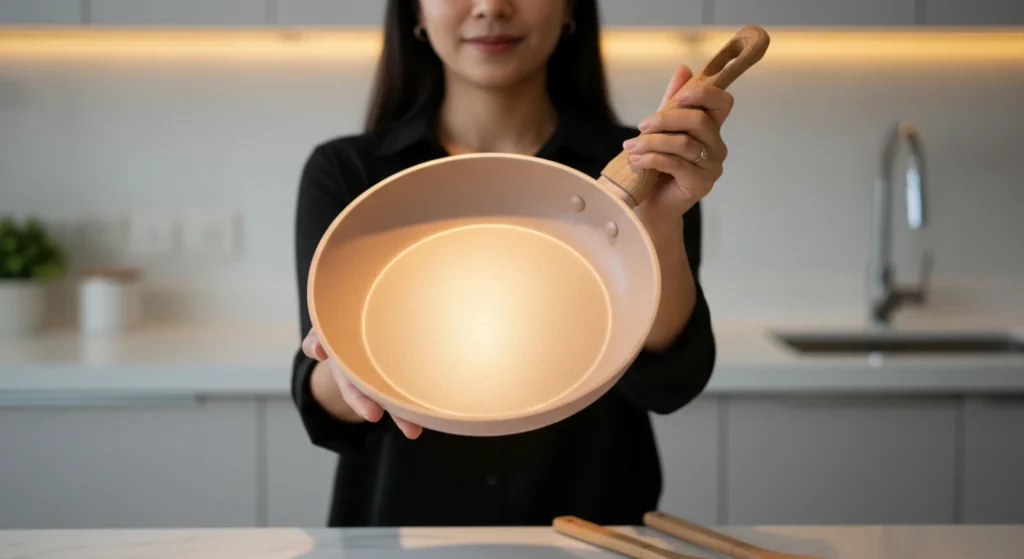 A escolha dos acessórios protege o revestimento da panela