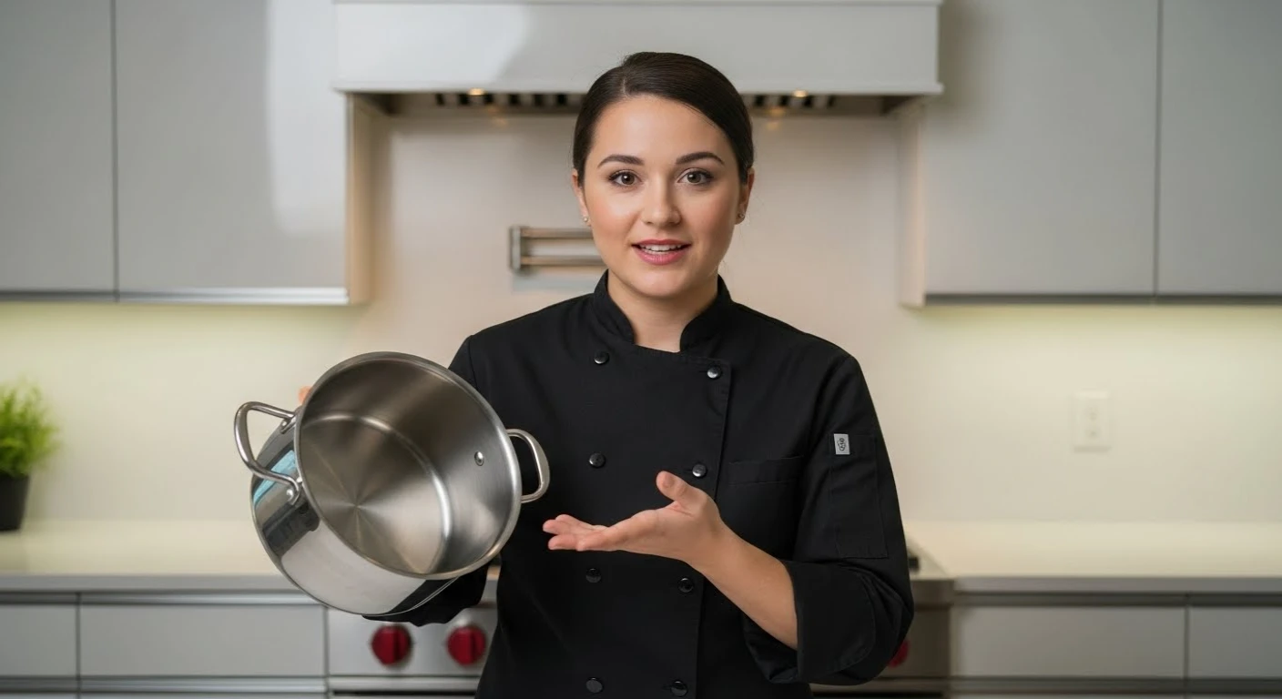 Panelas multicamadas e equilíbrio ao manusear