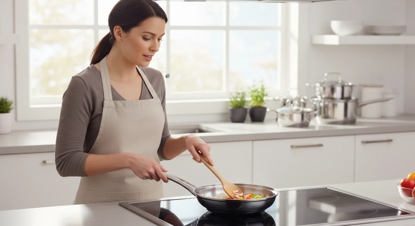 Distribuição de calor em panelas de inox