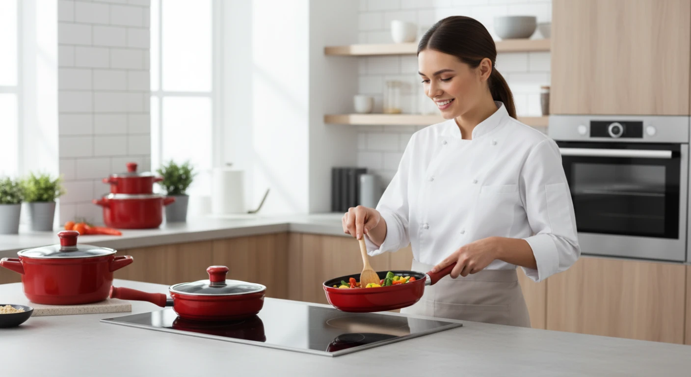 Panelas de cerâmica compatíveis com fogão de indução