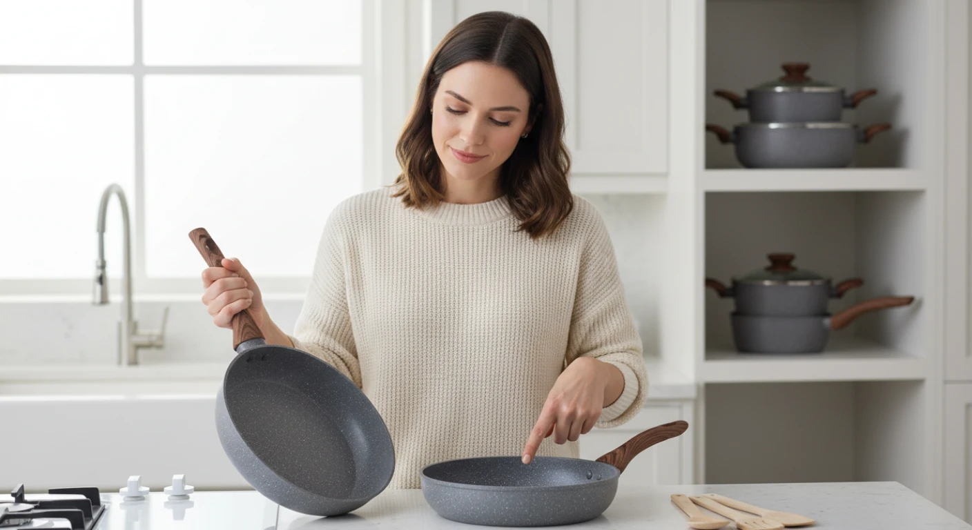 Qual material exige menos óleo: cerâmica ou antiaderente?